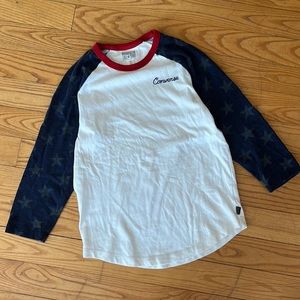 Converse woven 3/4 tee